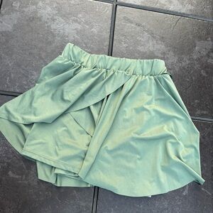 AS Revival Olive Green Pleated Preppy Skort Size Small
